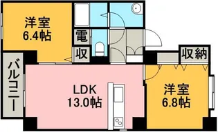サングリーン東豊【902号室】の間取り