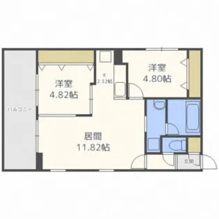 フェスタリア麻生【503号室】の間取り