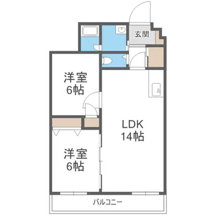 ノースシティ【4階】の間取り