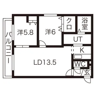 サラベルヴェデーレ【503号室】の間取り