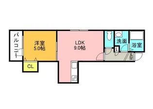ノースヴィラ【101号室】の間取り