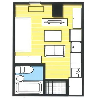 シャンボール札幌【216号室】の間取り