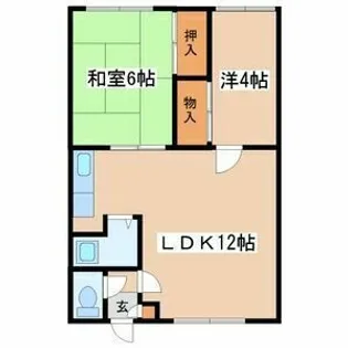 森田マンション【103号室】の間取り