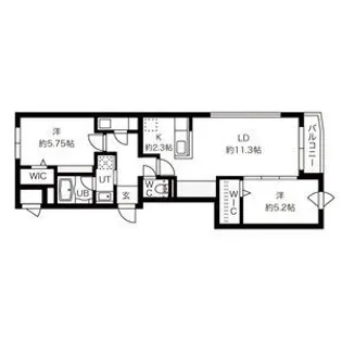 センティール東札幌 (SENTIR東札幌)【4階】の間取り