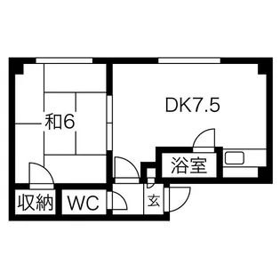 ハイツ55【301号室】の間取り