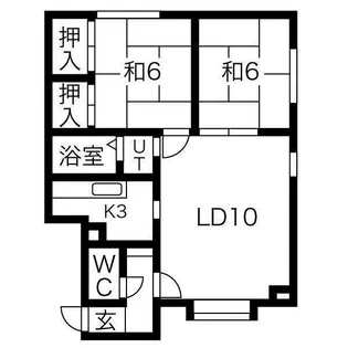 パレーシャル21A【102号室】の間取り