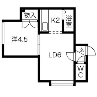 PALM HILL 光星【3階】の間取り