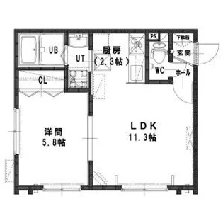 ルミエールグレースⅠ【2階】の間取り