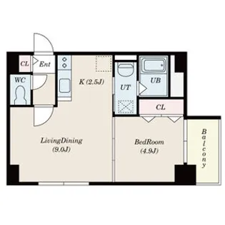 COM’S RESIDENCE 鳥居前【6階】の間取り