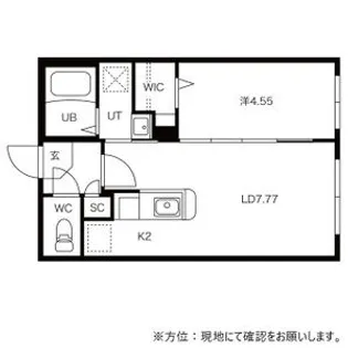 RITZ GRANDE中島公園(リッツグランデ中島公園)【5階】の間取り