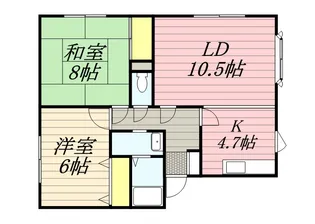 KIマンション37B【2階】の間取り