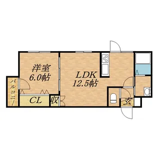 モルティーニ麻生【303号室】の間取り