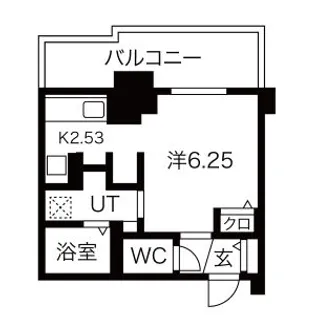 パシフィックタワー札幌【12階】の間取り