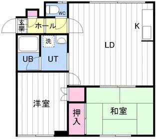 ホワイトコートカヤ7【203号室】の間取り