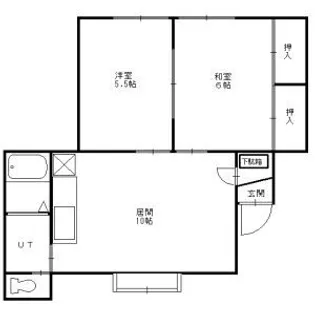 ミドリハイツ【00203号室】の間取り