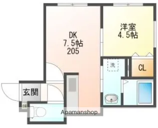 レグルス【3階】の間取り