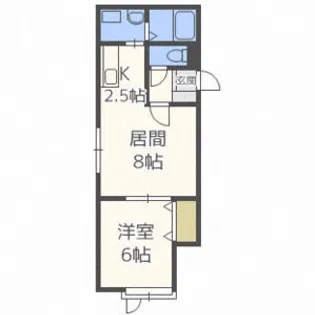 ヴィエルジュ23【3階】の間取り