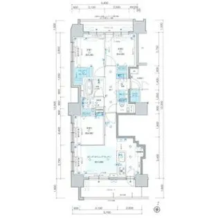 プレシス知事公館前WEST【9階】の間取り