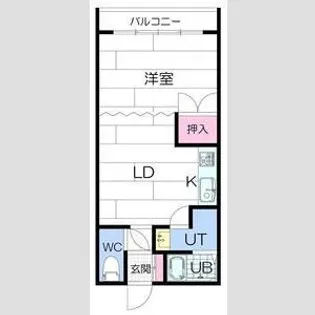 黄金マンション【201号室】の間取り