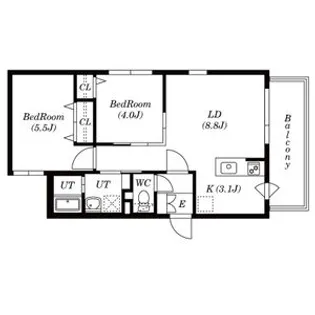 ステラトレス【1階】の間取り