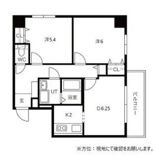 フィラコート北11条【0703号室】の間取り