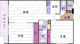インフィニティ南円山【301号室】の間取り