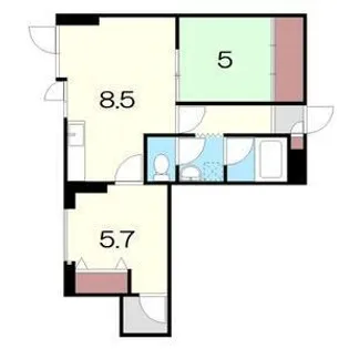 田房ビル【201号室】の間取り