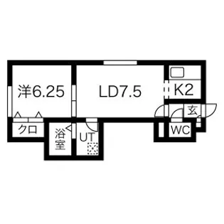 ファーストアニバーサリーN31【2階】の間取り