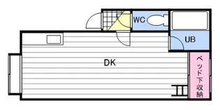 エビスパレス本町B【203号室】の間取り