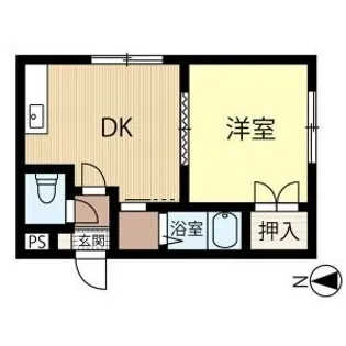 サニープレイスWEST5【3階】の間取り