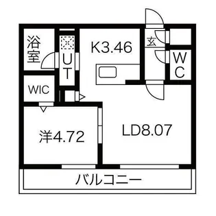 オハナ麻生【4階】の間取り
