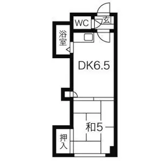 ケンタク北16条ビル【408号室】の間取り