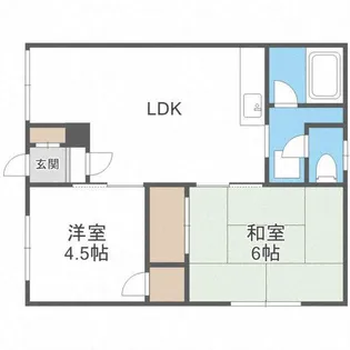 セブンハイツ【1-A号室】の間取り
