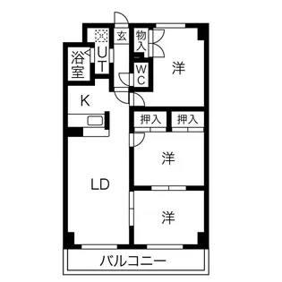 元町ガーデン【6階】の間取り