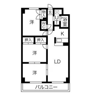 元町ガーデン【7階】の間取り