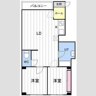 シティプラザ元町【402号室】の間取り