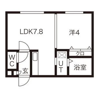 クレアメゾン環状通東【302号室】の間取り