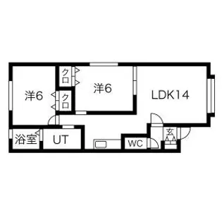 ロイヤル24【2階】の間取り