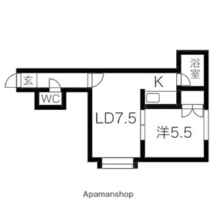 カーサフェリオ【3階】の間取り