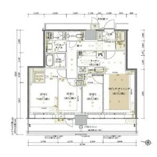 ONE札幌ステーションタワー【2002号室】の間取り