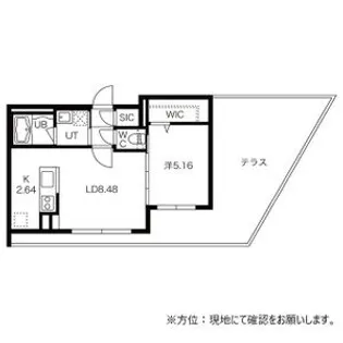 ウェルズ平岸【1階】の間取り