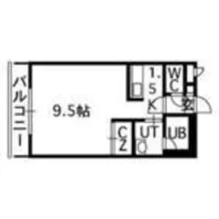 ルーブル4条館【802号室号室】の間取り