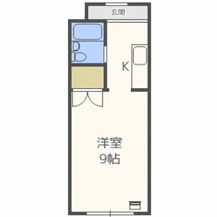 ウエスト28【3階】の間取り