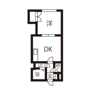 スカイパレス32【403号室】の間取り