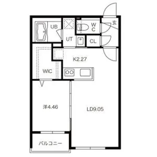 GATO ASSORTI(ガトーアソルティ)【0405号室】の間取り