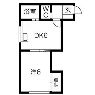 イーストサイド16【402号室】の間取り
