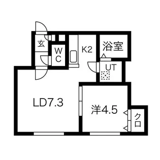 グラチェ【103号室】の間取り