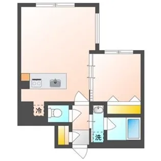 カレラ学園前【3階】の間取り