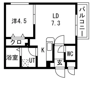 URBAN STAGE北20条【2階】の間取り