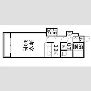 テラ元町【102号室号室】の間取り